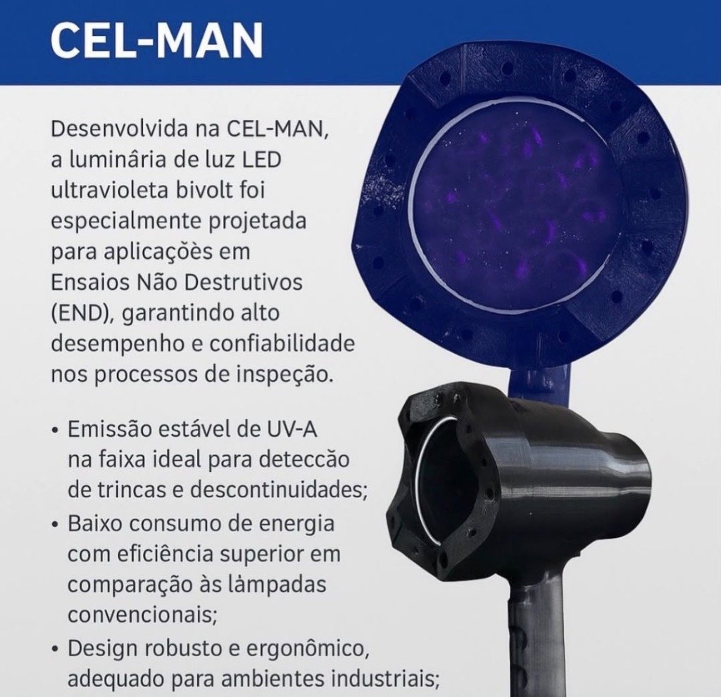 Luminária de LED UVL Portátil Bivolt